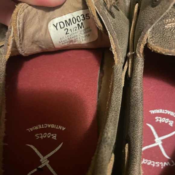 Nearly NEW Twisted X Youth 2 1/2 Cactus & Arrow Loafers- worn only once - Picture 5 of 5